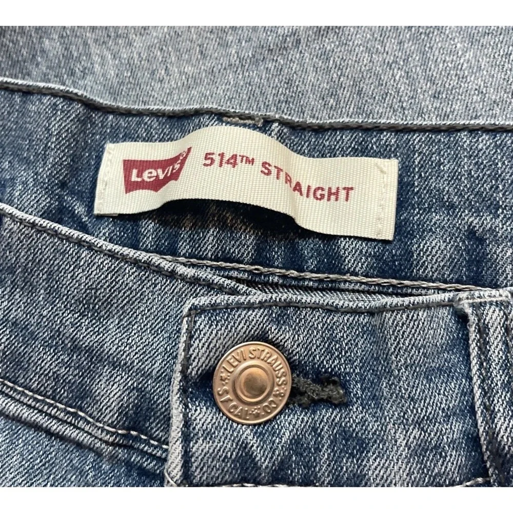 Levis 514 Denim Jeans Blue‎ 16 Reg 28x28 Straight